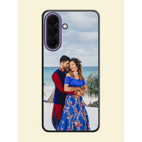 Full Single Pic Upload On Space Black Custom Soft Matte Mobile Back Cover - Samsung Galaxy A57 5G Full Single Pic Upload On Space Black Custom Soft Matte Mobile Back Cover - Samsung Galaxy A57 5G