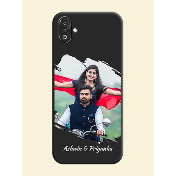 Grunge Brush Strokes - Photo on Space Black Soft Matte Back Cover - Galaxy F14 5G Grunge Brush Strokes - Photo on Space Black Soft Matte Back Cover - Galaxy F14 5G