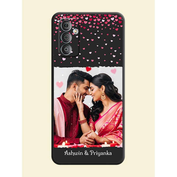 Fall in Love with Your Partner on Photo on Space Black Soft Matte Phone Cover - Galaxy F23 Fall in Love with Your Partner on Photo on Space Black Soft Matte Phone Cover - Galaxy F23