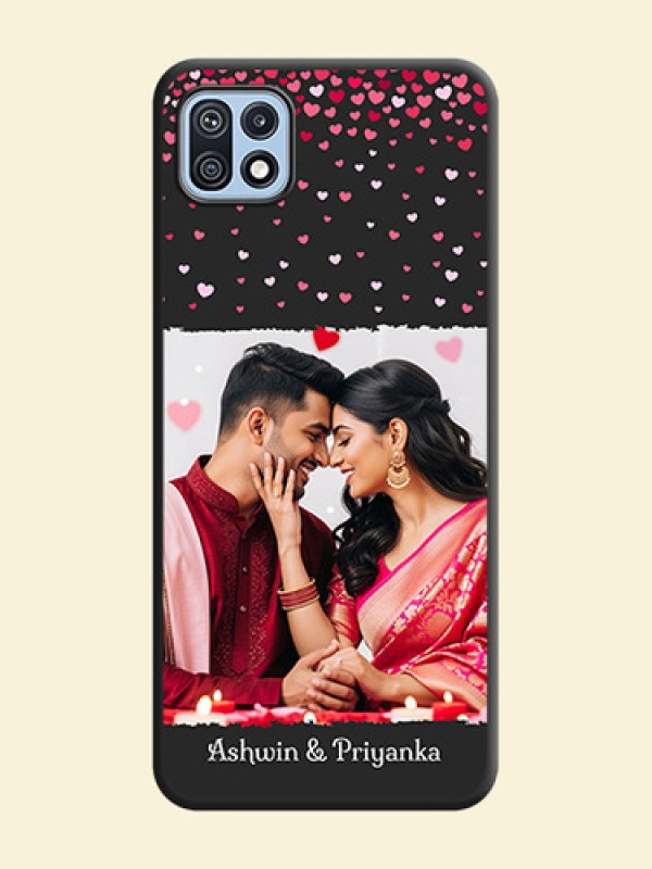 Fall in Love with Your Partner  on Photo on Space Black Soft Matte Phone Cover - Galaxy F42 5G