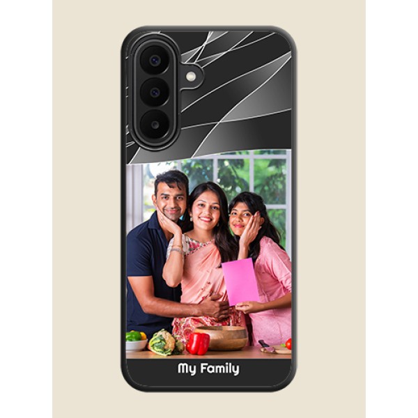 Mixed Wave Lines on Photo On Space Black Custom Soft Matte Mobile Back Cover - Samsung Galaxy F70 Pro 5G Mixed Wave Lines on Photo On Space Black Custom Soft Matte Mobile Back Cover - Samsung Galaxy F70 Pro 5G