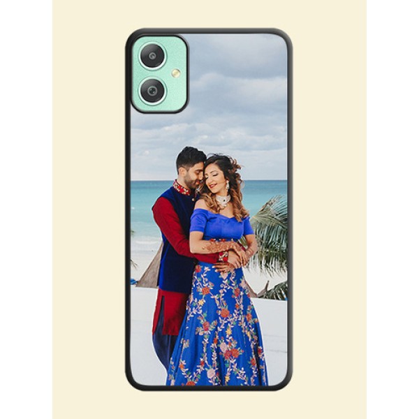 Full Single Pic Upload On Space Black Custom Soft Matte Mobile Back Cover - Galaxy M05 Full Single Pic Upload On Space Black Custom Soft Matte Mobile Back Cover - Galaxy M05