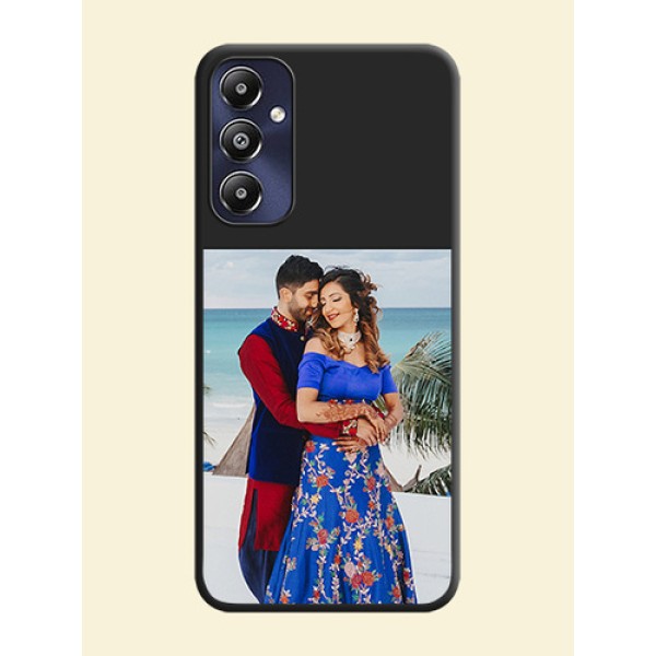 Image Upload With Space Black Color On Custom Soft Matte Mobile Back Cover - Samsung Galaxy M14 4G Image Upload With Space Black Color On Custom Soft Matte Mobile Back Cover - Samsung Galaxy M14 4G