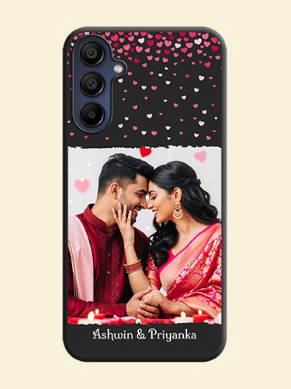 Fall in Love with Your Partner - Photo on Space Black Soft Matte Phone Cover - Galaxy M15 5G