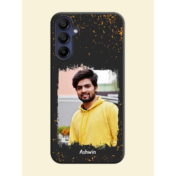 Spray Free Design - Photo on Space Black Soft Matte Phone Cover - Galaxy M15 5G Spray Free Design - Photo on Space Black Soft Matte Phone Cover - Galaxy M15 5G