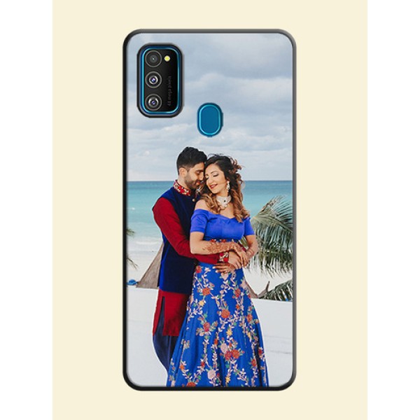 Full Single Pic Upload On Space Black Personalized Soft Matte Phone Covers -Samsung Galaxy M30S Full Single Pic Upload On Space Black Personalized Soft Matte Phone Covers -Samsung Galaxy M30S