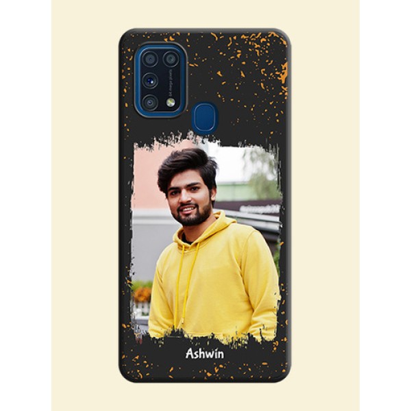 Spray Free Design - Photo on Space Black Soft Matte Phone Cover - Galaxy M31 Spray Free Design - Photo on Space Black Soft Matte Phone Cover - Galaxy M31