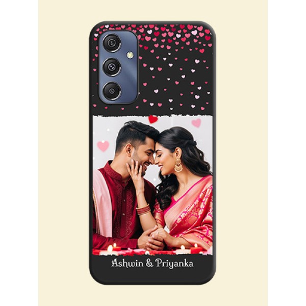 Fall in Love with Your Partner - Photo on Space Black Soft Matte Phone Cover - Galaxy M34 5G Fall in Love with Your Partner - Photo on Space Black Soft Matte Phone Cover - Galaxy M34 5G