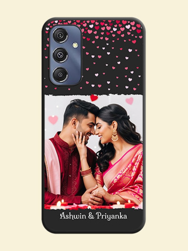 Fall in Love with Your Partner - Photo on Space Black Soft Matte Phone Cover - Galaxy M34 5G