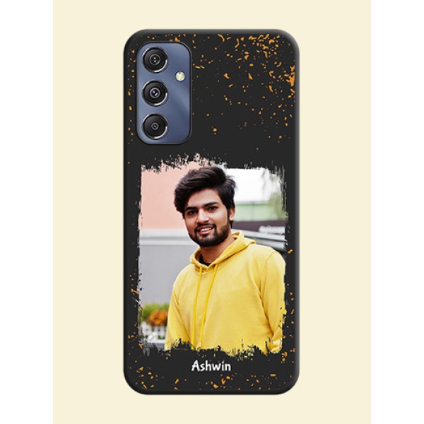 Spray Free Design - Photo on Space Black Soft Matte Phone Cover - Galaxy M34 5G Spray Free Design - Photo on Space Black Soft Matte Phone Cover - Galaxy M34 5G
