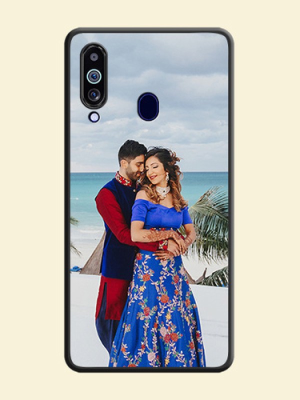 Full Single Pic Upload On Space Black Personalized Soft Matte Phone Covers -Samsung Galaxy M40