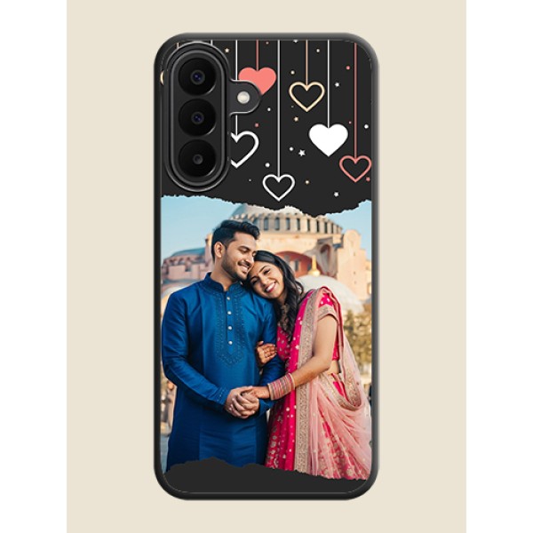 Love Hangings with Splash Wave Picture On Space Black Custom Soft Matte Mobile Back Cover - Samsung Galaxy M47 5G Love Hangings with Splash Wave Picture On Space Black Custom Soft Matte Mobile Back Cover - Samsung Galaxy M47 5G