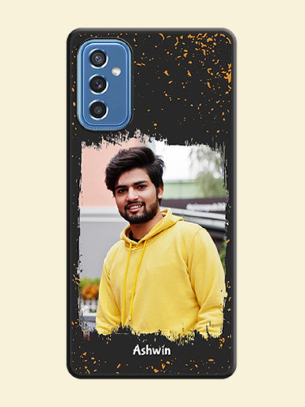 Spray Free Design on Photo on Space Black Soft Matte Phone Cover - Samsung Galaxy M52 5G