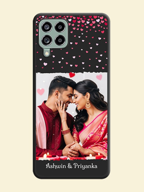Fall in Love with Your Partner  on Photo on Space Black Soft Matte Phone Cover - Galaxy M53 5G