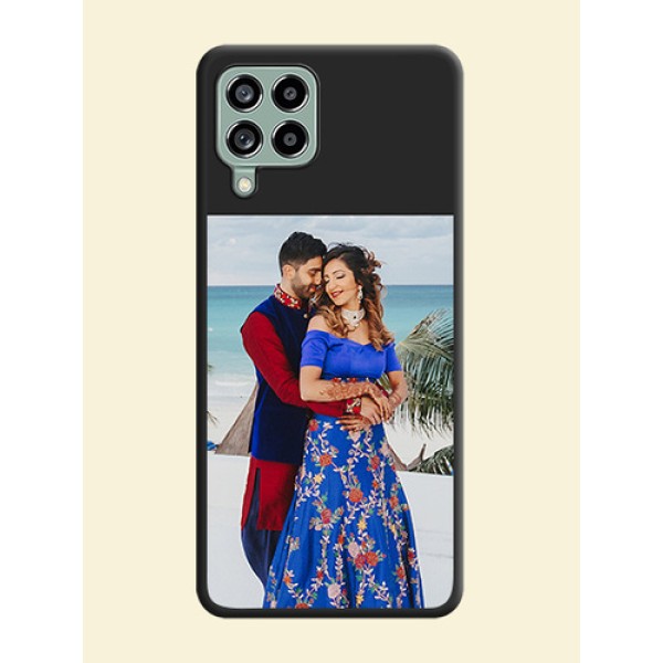 Image Upload With Space Black Color On Custom Soft Matte Mobile Back Cover - Samsung Galaxy M53 5G Image Upload With Space Black Color On Custom Soft Matte Mobile Back Cover - Samsung Galaxy M53 5G