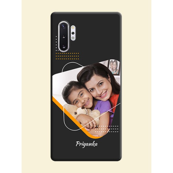 Yellow Triangle - Photo on Space Black Soft Matte Phone Cover - Galaxy Note 10 Plus Yellow Triangle - Photo on Space Black Soft Matte Phone Cover - Galaxy Note 10 Plus