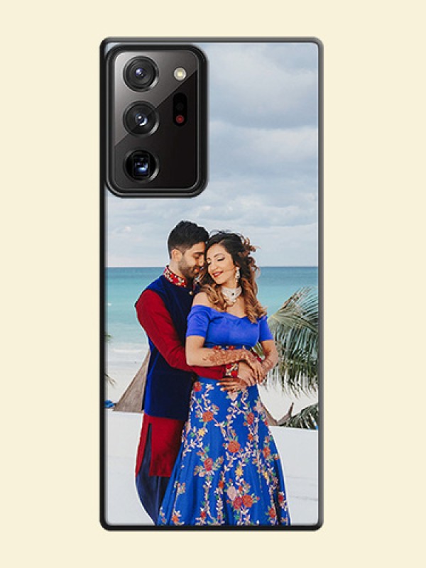 Full Single Pic Upload On Space Black Personalized Soft Matte Phone Covers -Samsung Galaxy Note 20 Ultra