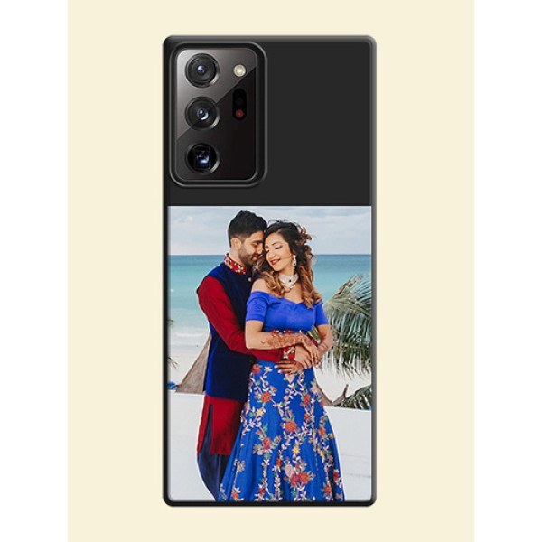 Image Upload With Space Black Color On Custom Soft Matte Mobile Back Cover - Samsung Galaxy Note 20 Ultra Image Upload With Space Black Color On Custom Soft Matte Mobile Back Cover - Samsung Galaxy Note 20 Ultra