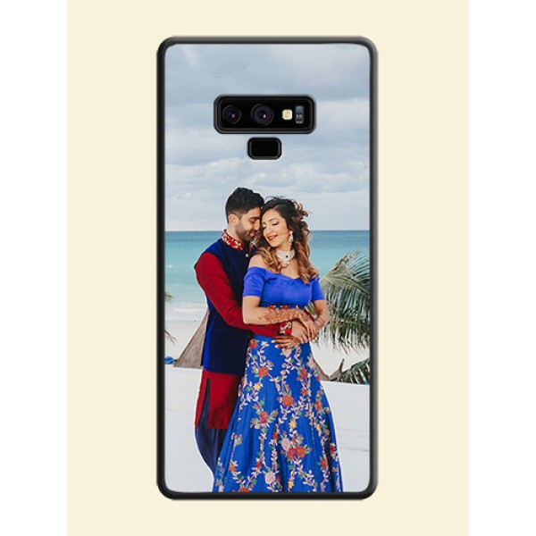 Full Single Pic Upload On Space Black Personalized Soft Matte Phone Covers -Samsung Galaxy Note 9 Full Single Pic Upload On Space Black Personalized Soft Matte Phone Covers -Samsung Galaxy Note 9