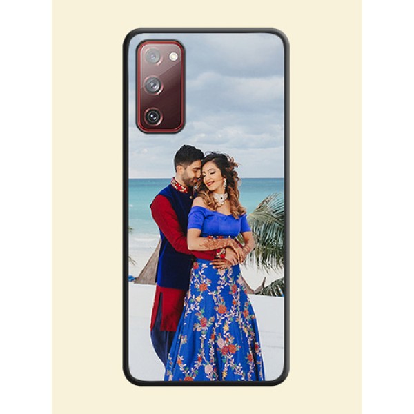 Full Single Pic Upload On Space Black Personalized Soft Matte Phone Covers -Samsung Galaxy S20 Fe 5G Full Single Pic Upload On Space Black Personalized Soft Matte Phone Covers -Samsung Galaxy S20 Fe 5G