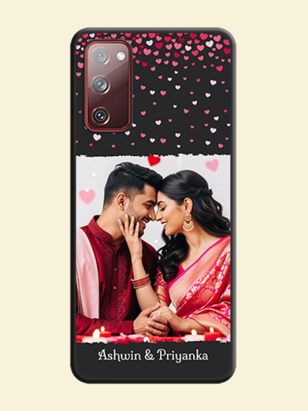 Fall in Love with Your Partner  on Photo on Space Black Soft Matte Phone Cover - Galaxy S20 FE
