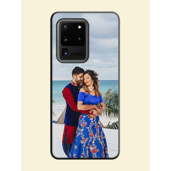Full Single Pic Upload On Space Black Personalized Soft Matte Phone Covers -Samsung Galaxy S20 Ultra Full Single Pic Upload On Space Black Personalized Soft Matte Phone Covers -Samsung Galaxy S20 Ultra