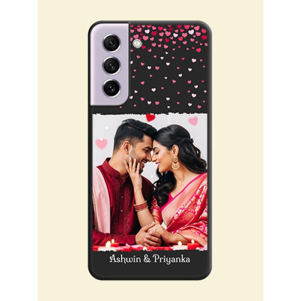 Fall in Love with Your Partner  on Photo on Space Black Soft Matte Phone Cover - Galaxy S21 FE 5G