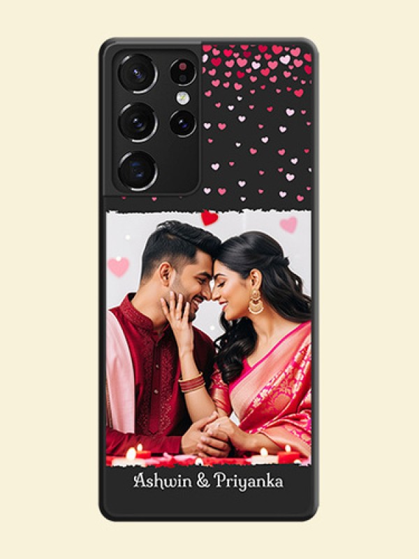 Fall in Love with Your Partner  on Photo on Space Black Soft Matte Phone Cover - Galaxy S21 Ultra