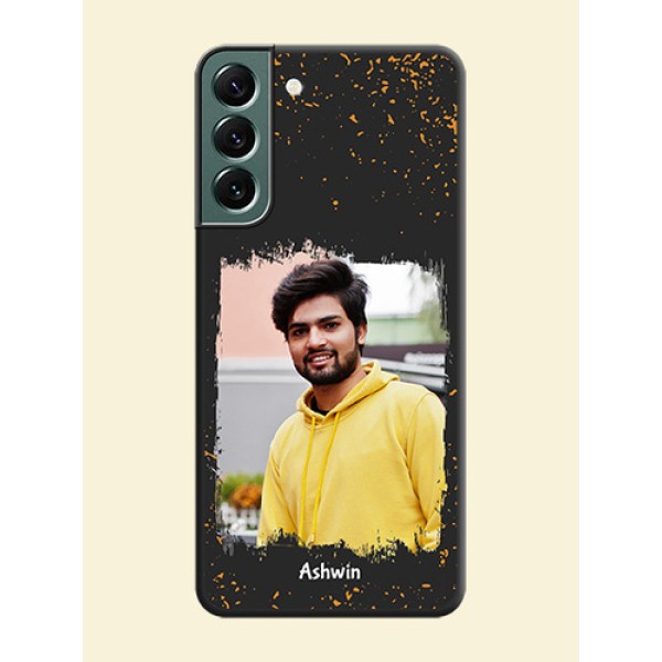 Spray Free Design on Photo on Space Black Soft Matte Phone Cover - Galaxy S22 Plus 5G Spray Free Design on Photo on Space Black Soft Matte Phone Cover - Galaxy S22 Plus 5G