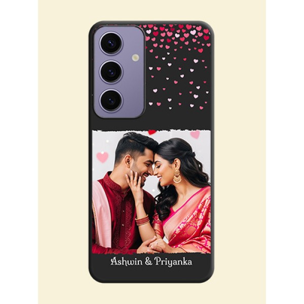 Fall in Love with Your Partner - Photo on Space Black Soft Matte Phone Cover - Galaxy S24 5G Fall in Love with Your Partner - Photo on Space Black Soft Matte Phone Cover - Galaxy S24 5G