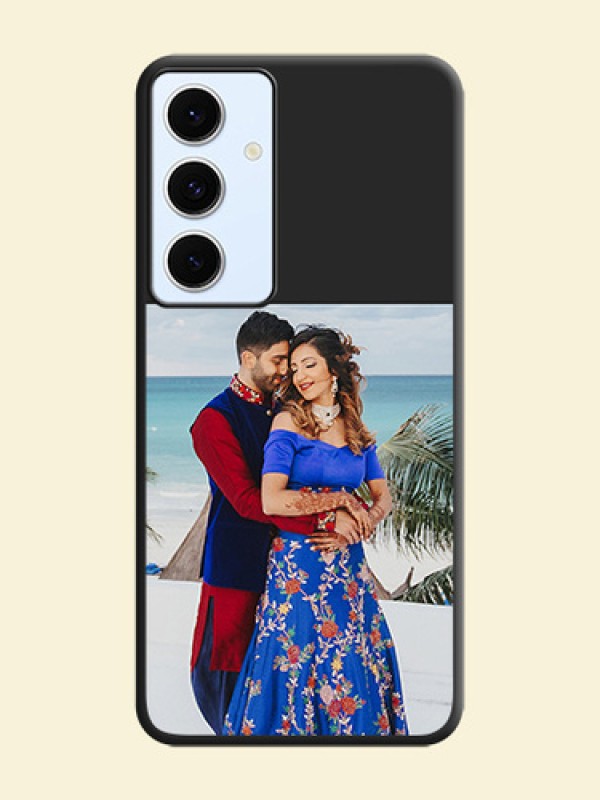 Image Upload With Space Black Color On Custom Soft Matte Mobile Back Cover - Samsung Galaxy S24 Fe 5G