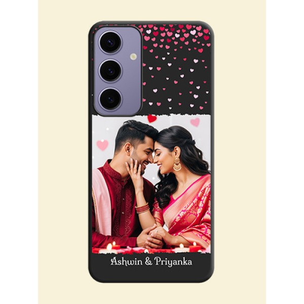 Fall in Love with Your Partner - Photo on Space Black Soft Matte Phone Cover - Galaxy S24 Plus 5G Fall in Love with Your Partner - Photo on Space Black Soft Matte Phone Cover - Galaxy S24 Plus 5G