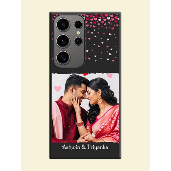 Fall in Love with Your Partner - Photo on Space Black Soft Matte Phone Cover - Galaxy S24 Ultra 5G Fall in Love with Your Partner - Photo on Space Black Soft Matte Phone Cover - Galaxy S24 Ultra 5G