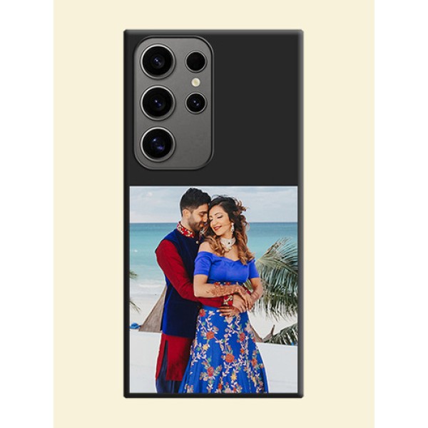 Image Upload With Space Black Color On Custom Soft Matte Mobile Back Cover - Samsung Galaxy S24 Ultra 5G Image Upload With Space Black Color On Custom Soft Matte Mobile Back Cover - Samsung Galaxy S24 Ultra 5G