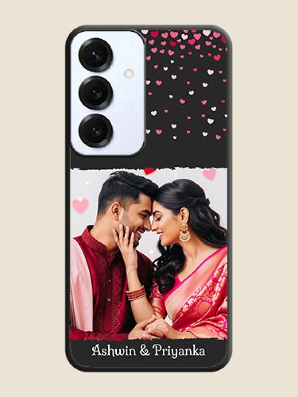 Fall in Love with Your Partner on Photo On Space Black Custom Soft Matte Mobile Back Cover - Galaxy S25 5G