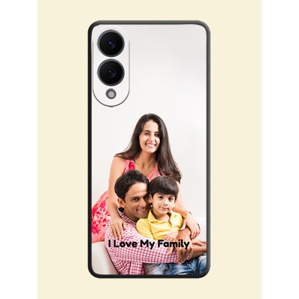 Full Single Pic Upload With Text On Space Black Custom Soft Matte Mobile Back Cover - Samsung Galaxy S25 Edge 5G Full Single Pic Upload With Text On Space Black Custom Soft Matte Mobile Back Cover - Samsung Galaxy S25 Edge 5G