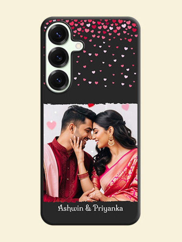 Fall in Love with Your Partner on Photo On Space Black Custom Soft Matte Mobile Back Cover - Galaxy S25 Plus 5G