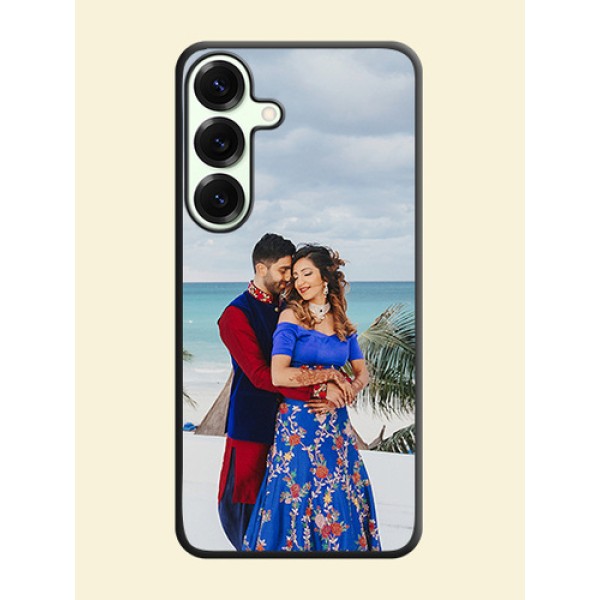 Full Single Pic Upload On Space Black Custom Soft Matte Mobile Back Cover - Galaxy S25 Plus 5G Full Single Pic Upload On Space Black Custom Soft Matte Mobile Back Cover - Galaxy S25 Plus 5G