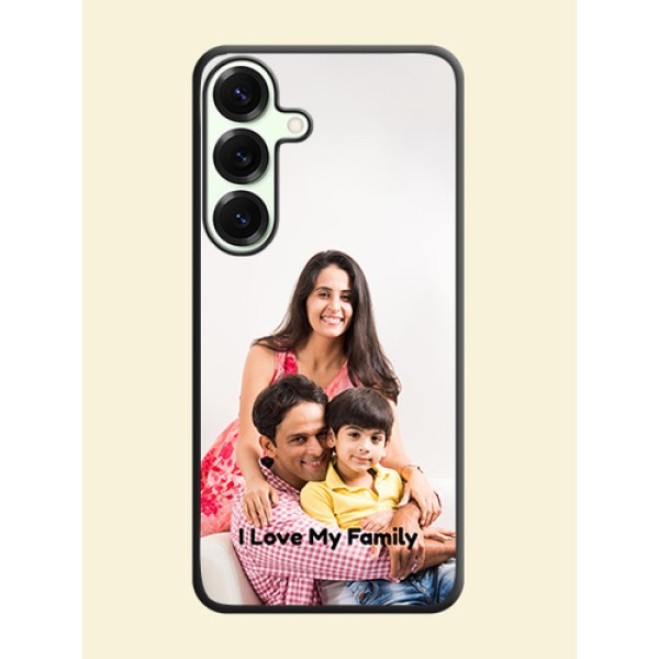 Full Single Pic Upload With Text On Space Black Custom Soft Matte Mobile Back Cover - Galaxy S25 Plus 5G Full Single Pic Upload With Text On Space Black Custom Soft Matte Mobile Back Cover - Galaxy S25 Plus 5G