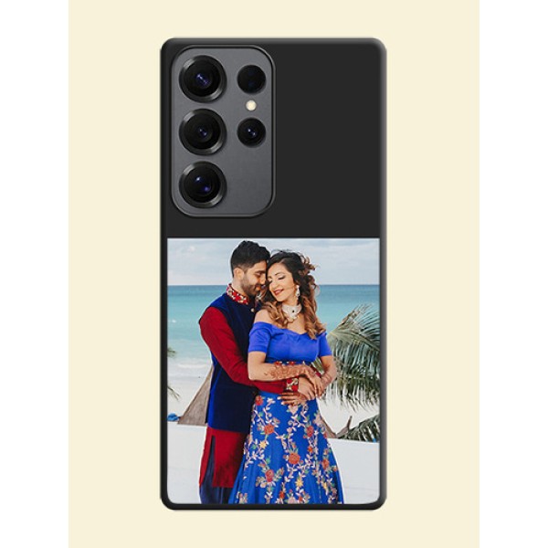 Image Upload With Space Black Color On Custom Soft Matte Mobile Back Cover - Samsung Galaxy S25 Ultra 5G Image Upload With Space Black Color On Custom Soft Matte Mobile Back Cover - Samsung Galaxy S25 Ultra 5G
