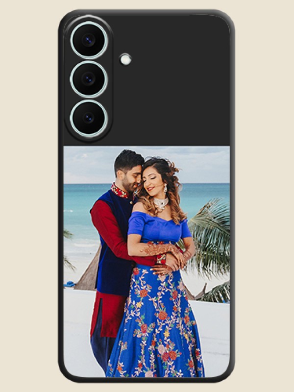 Image Upload With Space Black Color On Custom Soft Matte Mobile Back Cover - Samsung Galaxy S26 FE 5G