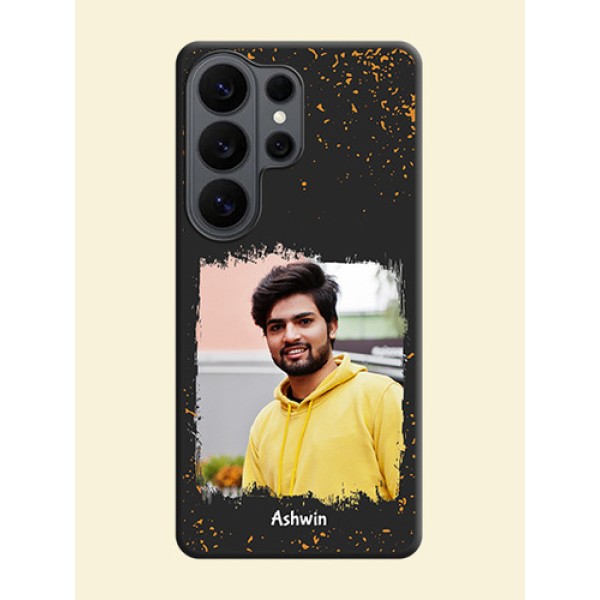 Spray Free Design on Photo On Space Black Custom Soft Matte Mobile Back Cover - Samsung Galaxy S26 Ultra 5G Spray Free Design on Photo On Space Black Custom Soft Matte Mobile Back Cover - Samsung Galaxy S26 Ultra 5G