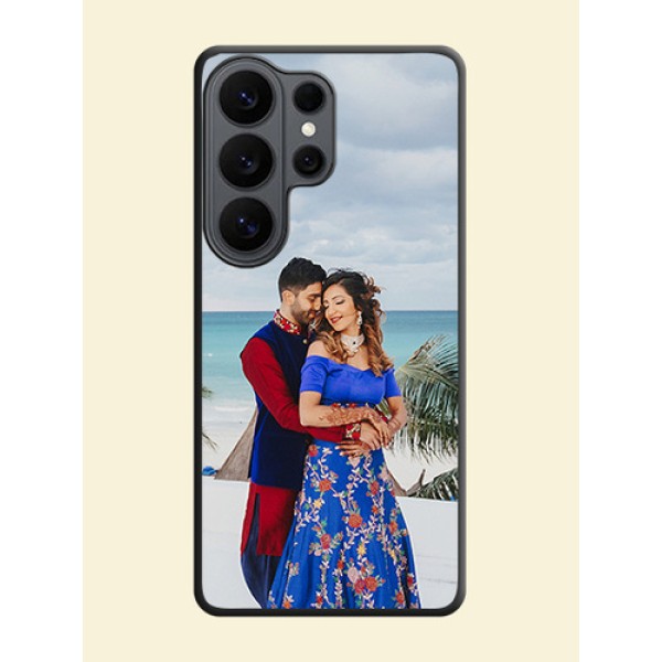 Full Single Pic Upload On Space Black Custom Soft Matte Mobile Back Cover - Samsung Galaxy S26 Ultra 5G Full Single Pic Upload On Space Black Custom Soft Matte Mobile Back Cover - Samsung Galaxy S26 Ultra 5G