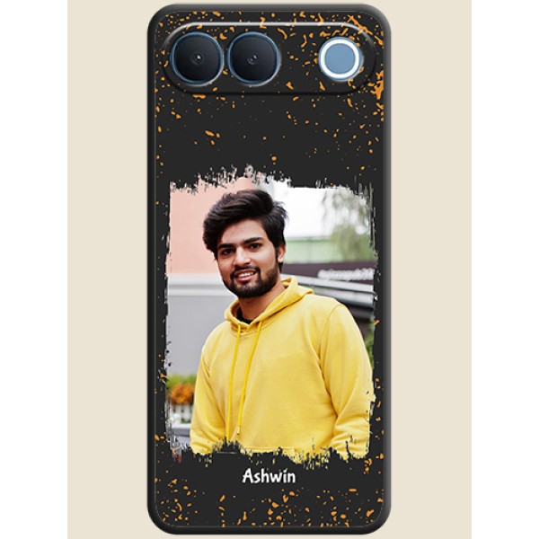 Spray Free Design on Photo On Space Black Custom Soft Matte Mobile Back Cover - Vivo S2 5G Spray Free Design on Photo On Space Black Custom Soft Matte Mobile Back Cover - Vivo S2 5G