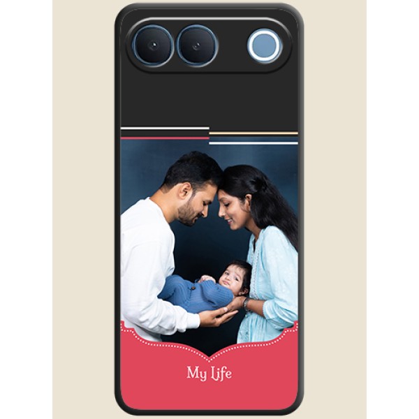 Classic Plain Design with Name On Space Black Custom Soft Matte Mobile Back Cover - Vivo S2 5G Classic Plain Design with Name On Space Black Custom Soft Matte Mobile Back Cover - Vivo S2 5G