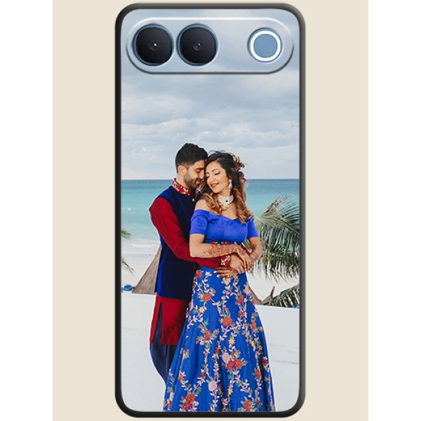 Full Single Pic Upload On Space Black Custom Soft Matte Mobile Back Cover - Vivo S2 5G Full Single Pic Upload On Space Black Custom Soft Matte Mobile Back Cover - Vivo S2 5G