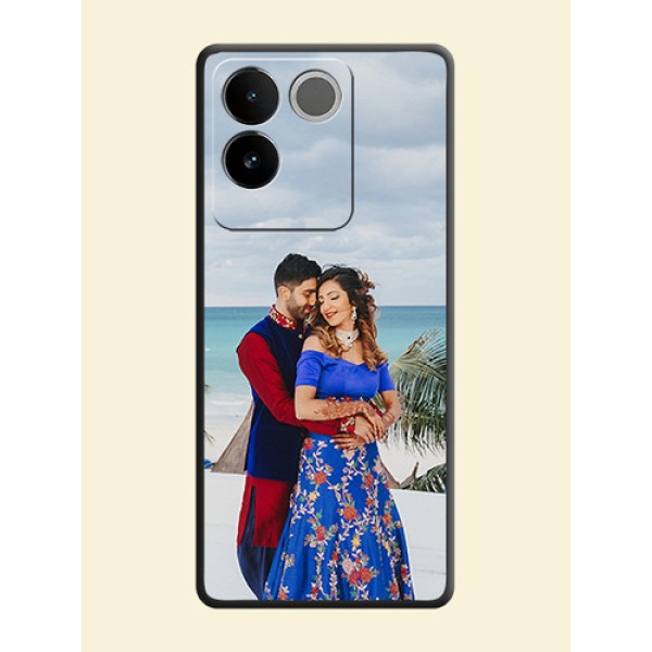 Full Single Pic Upload On Space Black Custom Soft Matte Mobile Back Cover - Vivo T2 Pro 5G Full Single Pic Upload On Space Black Custom Soft Matte Mobile Back Cover - Vivo T2 Pro 5G