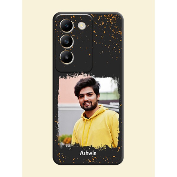 Spray Free Design - Photo on Space Black Soft Matte Phone Cover - Vivo T3 5G Spray Free Design - Photo on Space Black Soft Matte Phone Cover - Vivo T3 5G
