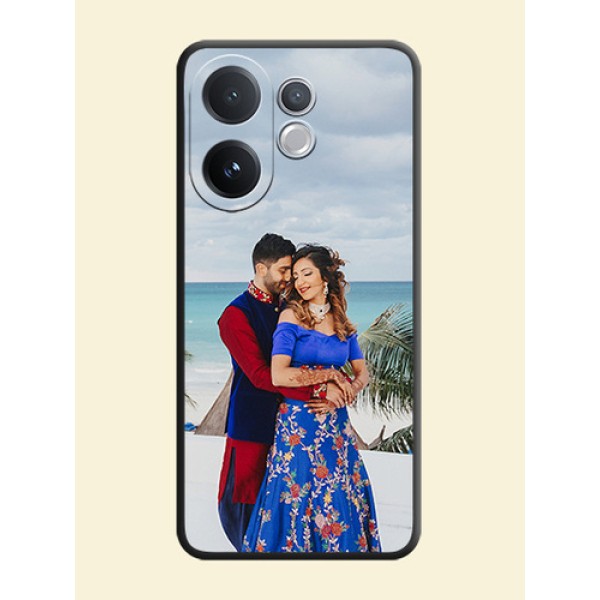 Full Single Pic Upload On Space Black Custom Soft Matte Mobile Back Cover - Vivo T4 Pro 5G Full Single Pic Upload On Space Black Custom Soft Matte Mobile Back Cover - Vivo T4 Pro 5G