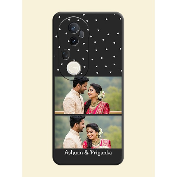 Miniature Love Symbols with Name On Space Black Custom Soft Matte Mobile Back Cover - Vivo T4 Ultra 5G Miniature Love Symbols with Name On Space Black Custom Soft Matte Mobile Back Cover - Vivo T4 Ultra 5G